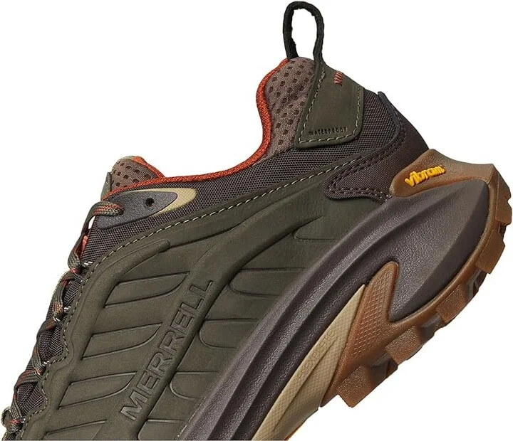 Merrell Moab Speed 2 Leather Waterproof Men's Climbing Shoes Olive : 10.5 M - Image 7