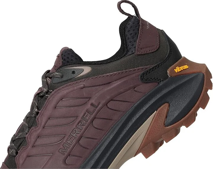 Merrell Moab Speed 2 Leather Waterproof Men's Climbing Shoes Peppercorn : 7 M - Image 7