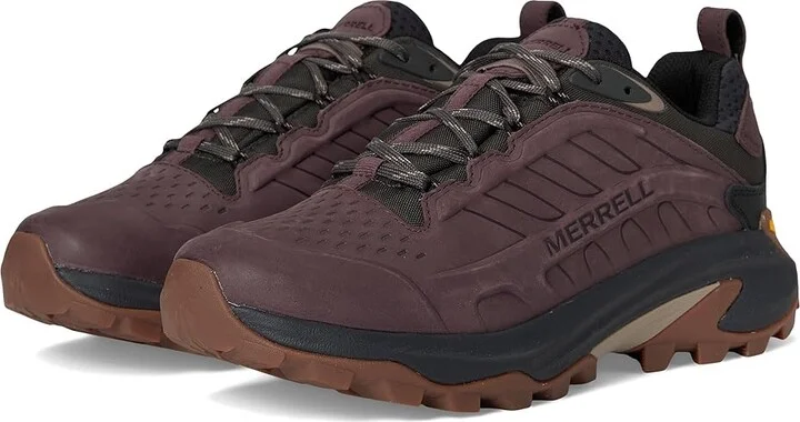 Merrell Moab Speed 2 Leather Waterproof Men's Climbing Shoes Peppercorn : 7 M
