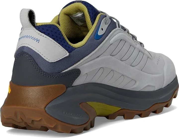 Merrell Moab Speed 2 Leather Waterproof Men's Climbing Shoes Pigeon : 7 M, Leather/Synthetic - Image 4