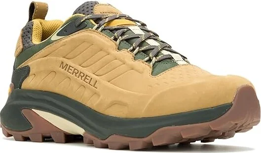 Merrell Moab Speed 2 Leather Waterproof Men's Climbing Shoes Tan : 9 M