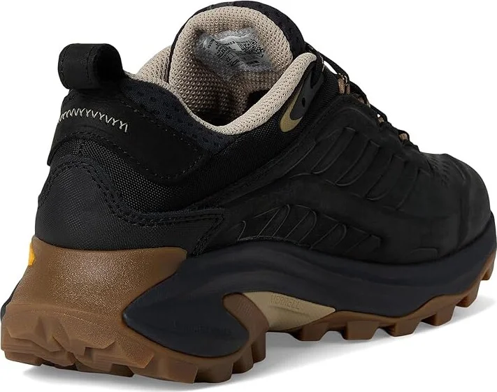 Merrell Moab Speed 2 Leather Waterproof Women's Climbing Shoes Black : 10.5 M - Image 4