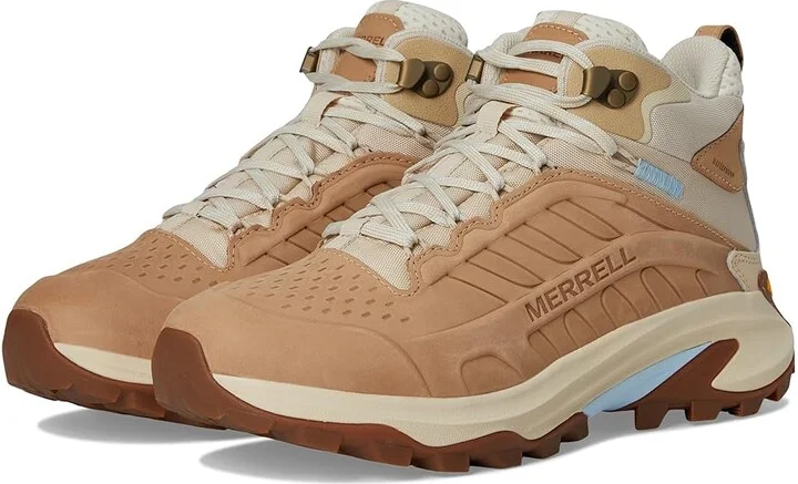 Merrell Moab Speed 2 LTR Mid Waterproof Women's Climbing Shoes Latte : 7 M, Synthetic