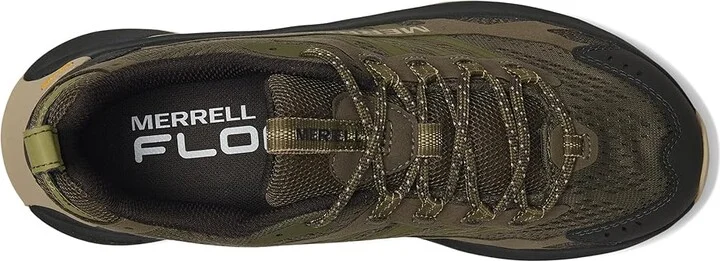 Merrell Moab Speed 2 Men's Shoes Olive : 7 M, Synthetic/Textile - Image 2