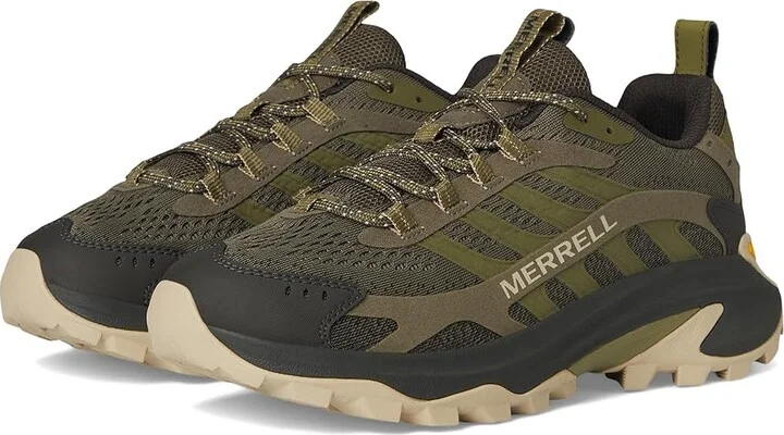 Merrell Moab Speed 2 Men's Shoes Olive : 7 M, Synthetic/Textile