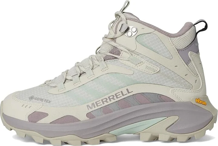 Merrell Moab Speed 2 Mid GTX Women's Climbing Shoes Greige : 8 M, Synthetic - Image 6