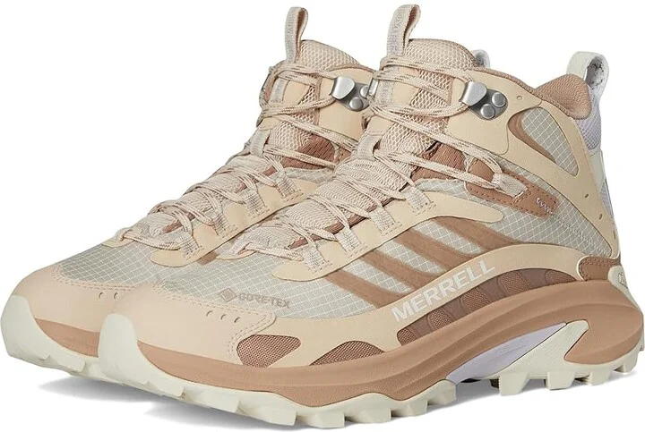 Merrell Moab Speed 2 Mid GTX Women's Climbing Shoes Nougat : 9 M, Synthetic