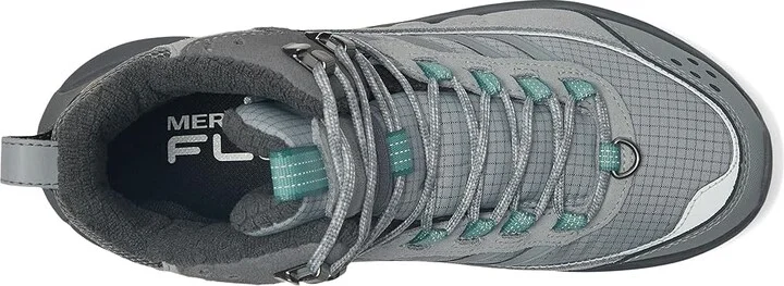 Merrell Moab Speed 2 Thermo Mid Waterproof Women's Climbing Shoes Monument : 5.5 M, Leather/Suede - Image 2