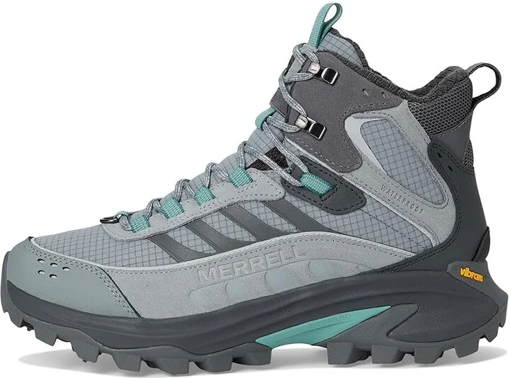 Merrell Moab Speed 2 Thermo Mid Waterproof Women's Climbing Shoes Monument : 5.5 M, Leather/Suede - Image 6