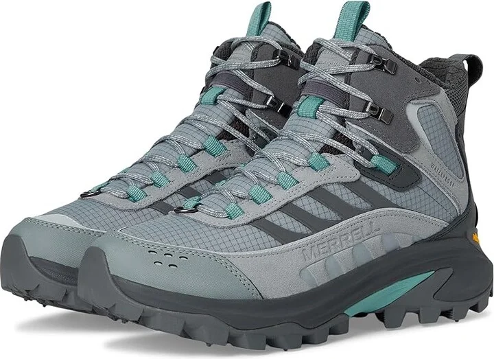 Merrell Moab Speed 2 Thermo Mid Waterproof Women's Climbing Shoes Monument : 5.5 M, Leather/Suede