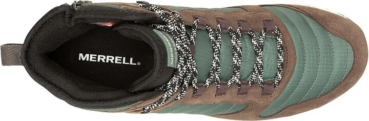 Merrell Nova 3 Thermo Mid Waterproof Men's Shoes Forest : 7.5 M, Leather/Textile - Image 2