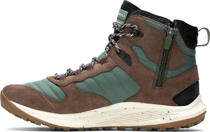 Merrell Nova 3 Thermo Mid Waterproof Men's Shoes Forest : 7.5 M, Leather/Textile - Image 6