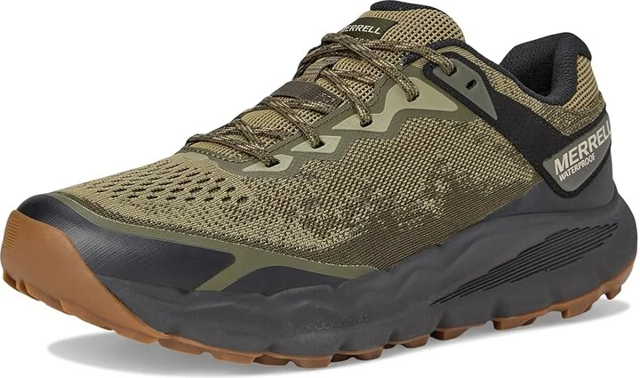 Merrell Nova 4 Waterproof Men's Running Shoes Drab : 8 M, Synthetic - Image 5