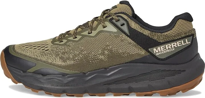 Merrell Nova 4 Waterproof Men's Running Shoes Drab : 8 M, Synthetic - Image 6
