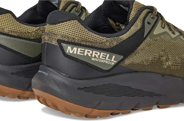 Merrell Nova 4 Waterproof Men's Running Shoes Drab : 8 M, Synthetic - Image 7