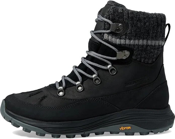Merrell Siren 4 Thermo Mid Zip Waterproof Women's Shoes Black : 5 M, Leather - Image 6