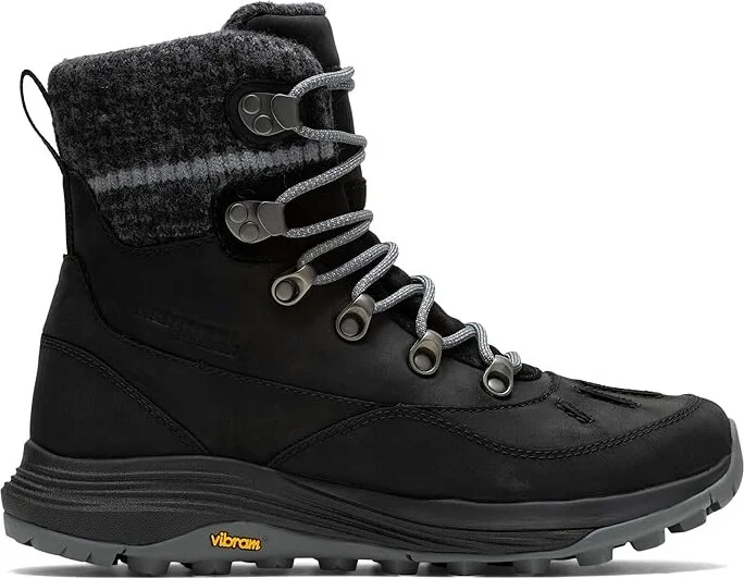 Merrell Siren 4 Thermo Mid Zip Waterproof Women's Shoes Black : 5 M, Leather - Image 7