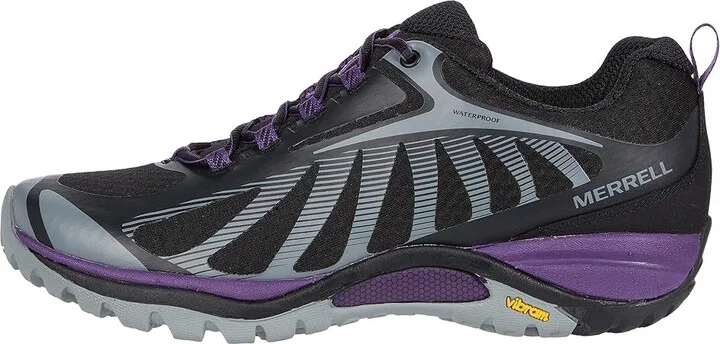 Merrell Siren Edge 3 Waterproof Women's Shoes Black/Acai : 5 M, Textile/Synthetic - Image 7