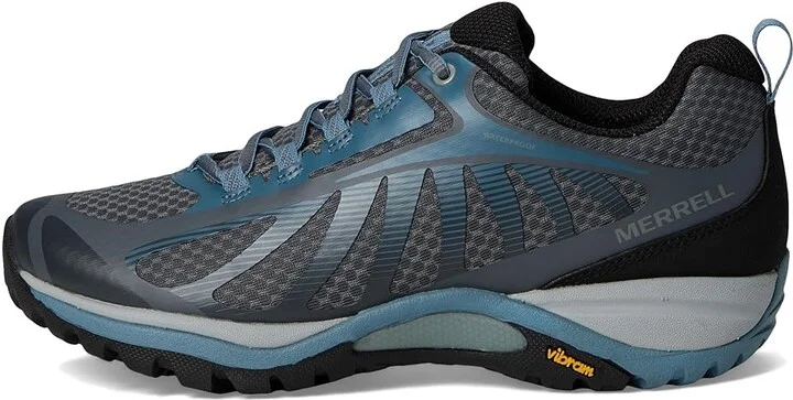 Merrell Siren Edge 3 Waterproof Women's Shoes Rock/Bluestone 1 : 6 W, Textile/Synthetic - Image 6