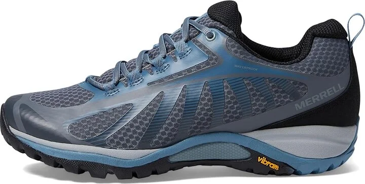 Merrell Siren Edge 3 Waterproof Women's Shoes Rock/Bluestone : 5 M, Textile/Synthetic - Image 7