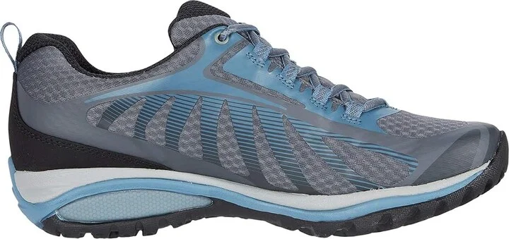 Merrell Siren Edge 3 Waterproof Women's Shoes Rock/Bluestone : 5 M, Textile/Synthetic - Image 8