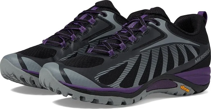 Merrell Siren Edge 3 Women's Shoes Black/Acai : 5 W, Textile/Synthetic