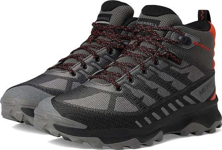 Merrell Speed Eco Mid Wp Men's Shoes Charcoal : 7 M