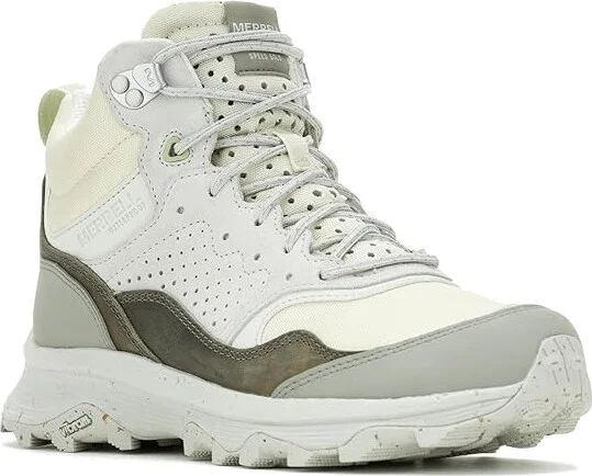 Merrell Speed Solo Mid WP Women's Shoes Smoke : 6.5 M, Textile/Suede