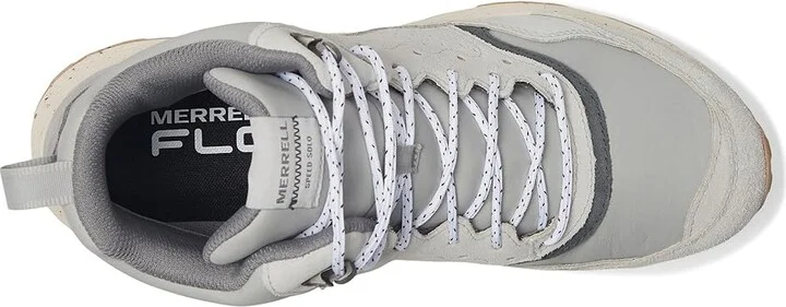 Merrell Speed Solo Mxd Mid Waterproof Men's Climbing Shoes Alloy : 8.5 M, Leather/Suede - Image 2
