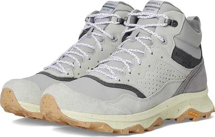 Merrell Speed Solo Mxd Mid Waterproof Men's Climbing Shoes Alloy : 8.5 M, Leather/Suede