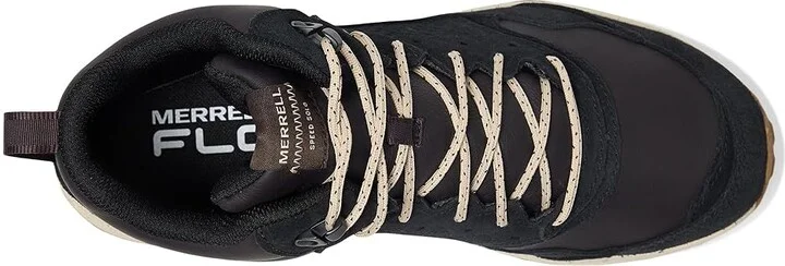 Merrell Speed Solo Mxd Mid Waterproof Men's Climbing Shoes Black/Dark Moss : 10 M, Leather/Suede - Image 2