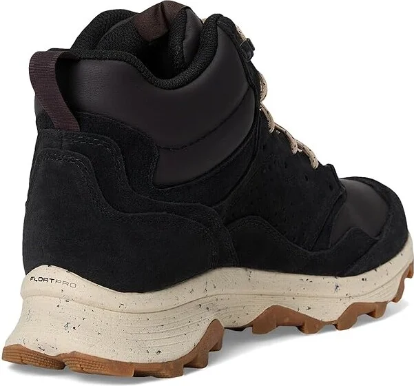 Merrell Speed Solo Mxd Mid Waterproof Men's Climbing Shoes Black/Dark Moss : 10 M, Leather/Suede - Image 4