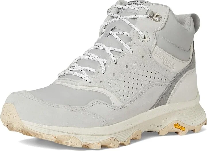 Merrell Speed Solo Mxd Mid Waterproof Women's Climbing Shoes Pigeon : 10.5 M, Leather/Synthetic - Image 5