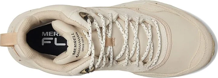 Merrell Speed Solo Mxd Mid Waterproof Women's Climbing Shoes Poplar : 10.5 M, Leather/Synthetic - Image 2