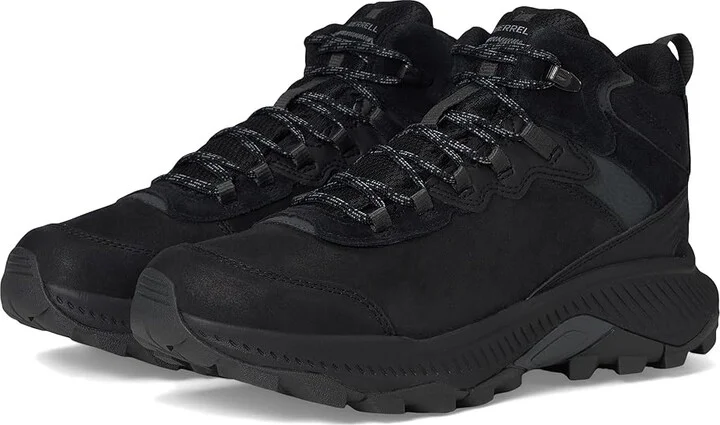 Merrell Speed Strike 2 Mid LTR Waterproof Men's Climbing Shoes Black : 8 M, Leather