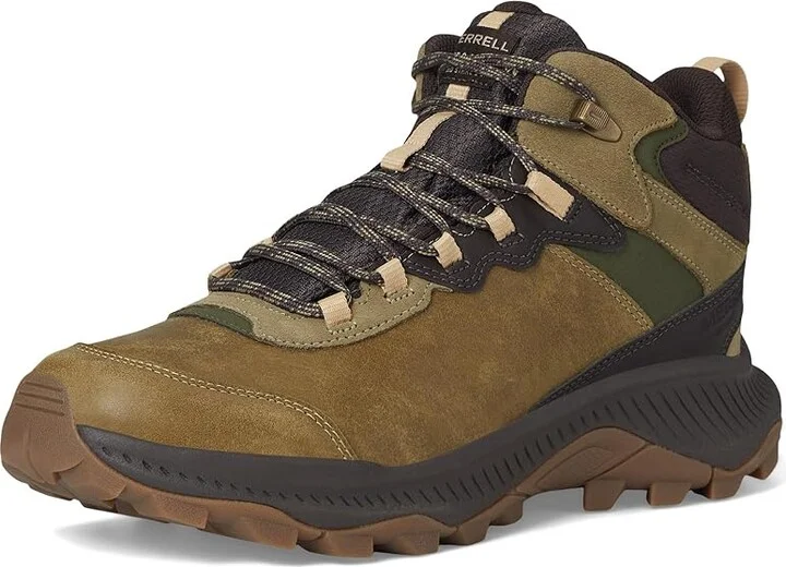 Merrell Speed Strike 2 Mid LTR Waterproof Men's Climbing Shoes Drab : 8 M, Leather - Image 5