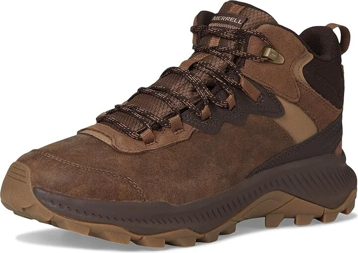 Merrell Speed Strike 2 Mid LTR Waterproof Men's Climbing Shoes Mole : 12 M, Leather - Image 5