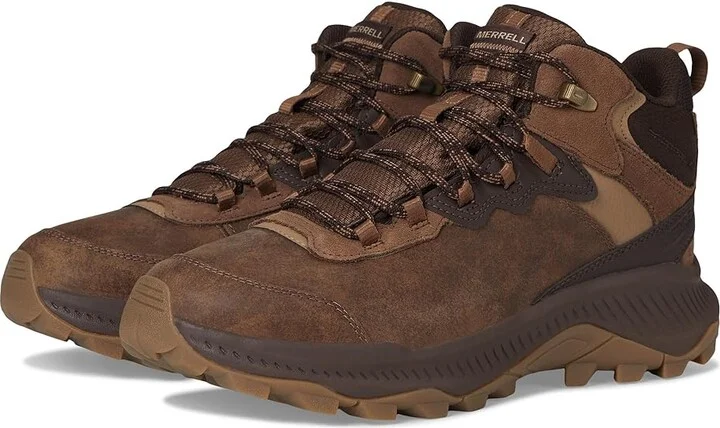 Merrell Speed Strike 2 Mid LTR Waterproof Men's Climbing Shoes Mole : 12 M, Leather