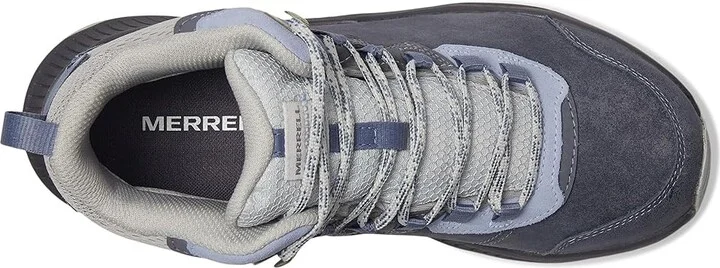 Merrell Speed Strike 2 Mid LTR Waterproof Women's Climbing Shoes Indigo : 10 M, Leather - Image 2