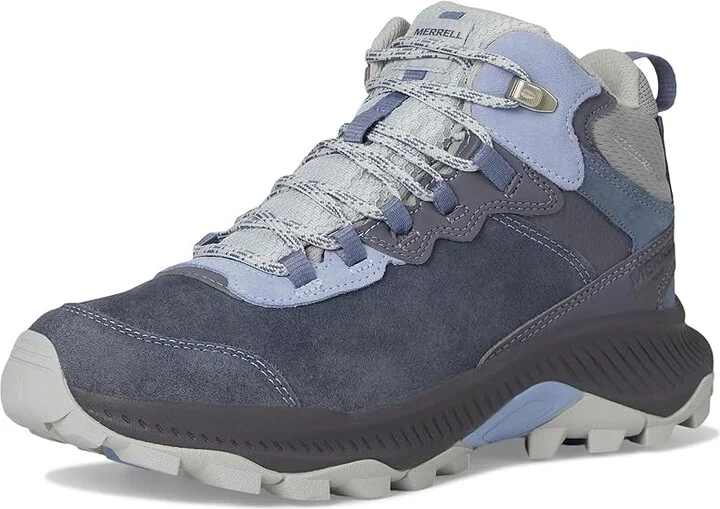 Merrell Speed Strike 2 Mid LTR Waterproof Women's Climbing Shoes Indigo : 10 M, Leather - Image 5