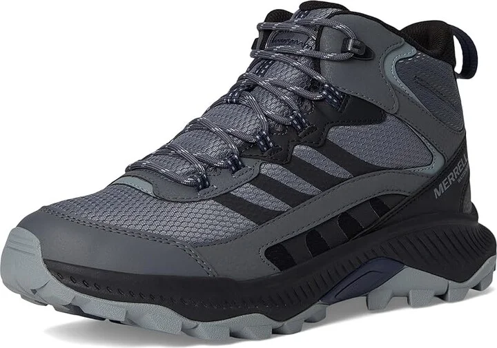 Merrell Speed Strike 2 Mid Waterproof Men's Climbing Shoes Rock : 12 M, Leather - Image 5