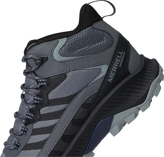 Merrell Speed Strike 2 Mid Waterproof Men's Climbing Shoes Rock : 12 M, Leather - Image 7