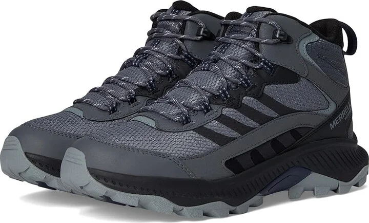 Merrell Speed Strike 2 Mid Waterproof Men's Climbing Shoes Rock : 12 M, Leather