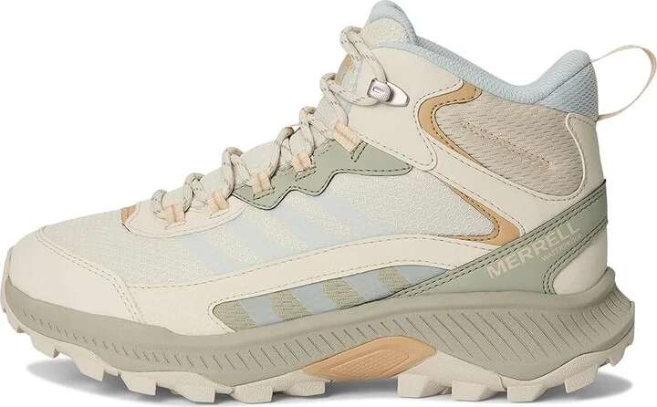 Merrell Speed Strike 2 Mid Waterproof Women's Climbing Shoes Eggshell : 7.5 M, Faux Leather/Mesh - Image 6