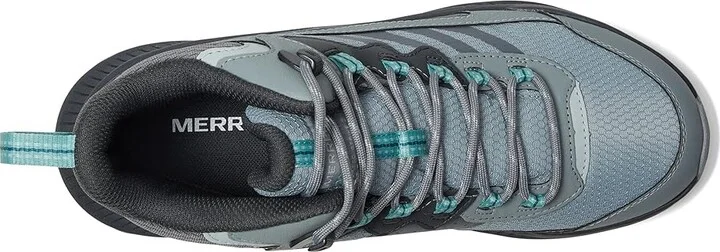 Merrell Speed Strike 2 Mid Waterproof Women's Climbing Shoes Monument : 11 M, Faux Leather/Mesh - Image 2