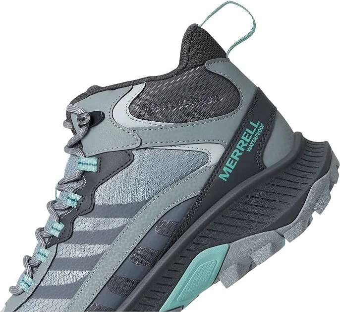 Merrell Speed Strike 2 Mid Waterproof Women's Climbing Shoes Monument : 11 M, Faux Leather/Mesh - Image 7