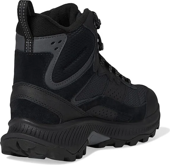 Merrell Speed Strike 2 Thermo Mid Waterproof Men's Shoes Black : 7 M, Leather - Image 4