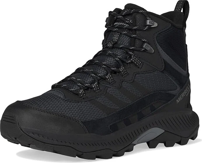 Merrell Speed Strike 2 Thermo Mid Waterproof Men's Shoes Black : 7 M, Leather - Image 5