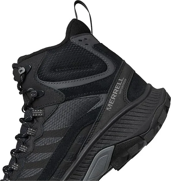 Merrell Speed Strike 2 Thermo Mid Waterproof Men's Shoes Black : 7 M, Leather - Image 7