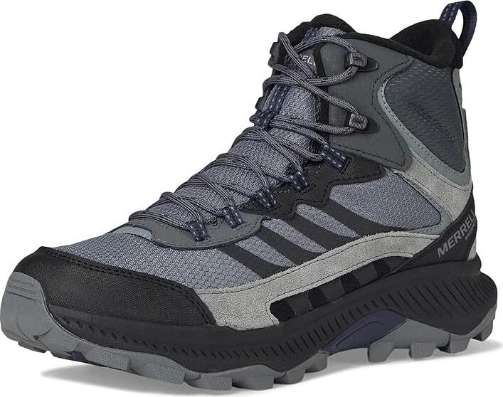 Merrell Speed Strike 2 Thermo Mid Waterproof Men's Shoes Rock : 11.5 M, Leather - Image 5
